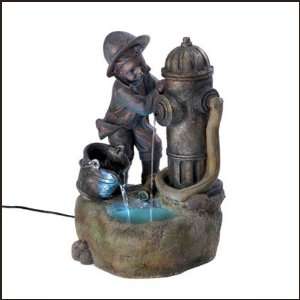  Littlest Fireman Fountain Patio, Lawn & Garden