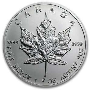  2012 1 oz Silver Canadian Maple Leaf 