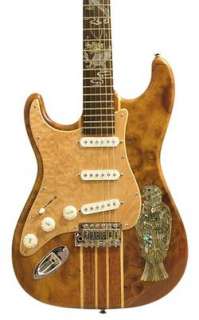 Lueez Handmade  LEFT STRAT AAAA Maple Burl Guitar 116  