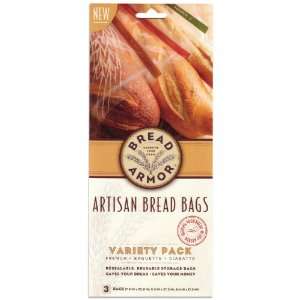  Bread Armor Bread Bags Variety Set, 3 Pack Kitchen 