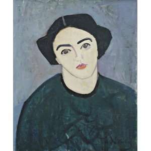   Derain   32 x 38 inches   Madame Derain in Green