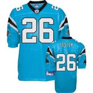  DeShaun Foster Blue Reebok Authentic Carolina Panthers 