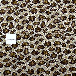 FabriQuilt Cotton Fabric Brown Snakeskin Pattern, Fat Quarters  