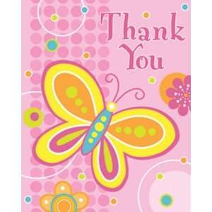 Butterflies Party Supplies   Thank You Notes  Toys & Games