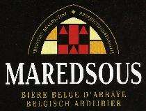 MAREDSOUS Abbey Belgian CHALICE BEER GLASSES   PAIR  