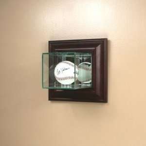    Baseball Wall Mounted Glass Display Case