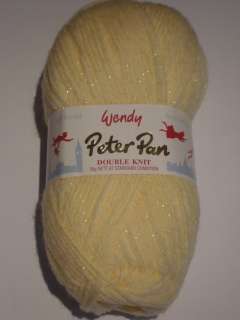 WENDY PETER PAN MOONDUST DK BABY KNITTING YARN WITH DELICATE SPARKLE 