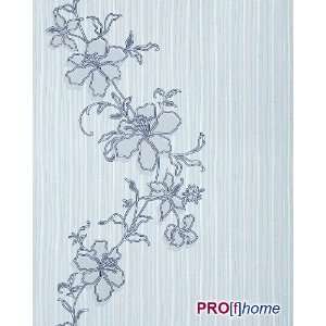   design flower tattoo vinyl wallpaper blue grey white
