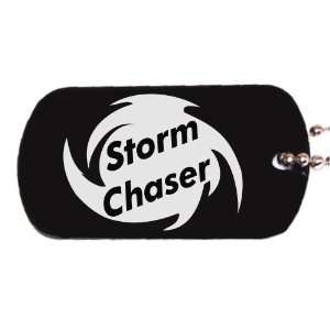  Storm Chaser Black Dog Tag with Neck Chain Everything 