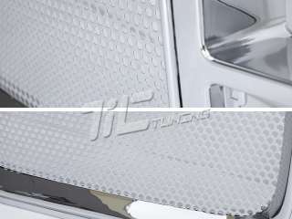 1994 1999 GMC TRUCK CHROME ABS PUNCH HOLES METAL PLATE STYLE GRILLE 