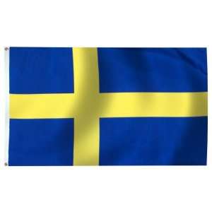  Sweden Flag 4X6 Foot Nylon Patio, Lawn & Garden