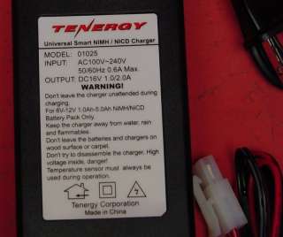 NEW Tenergy Smart Universal NIMH/NICD Battery Charger  