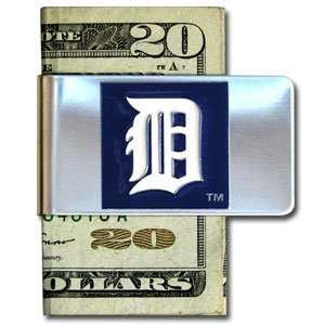 Detroit Tigers Large Steel Money Clip   MLB Baseball Fan Shop Sports 
