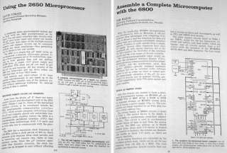1977 Microprocessor Systems Intel 8080 Harris HM 6100 PDP 8 COSMAC 