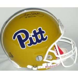  Tony Dorsett Autographed Helmet   Authentic Pitt with 