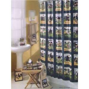 American Dream Patriotic Fabric Shower Curtain 