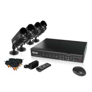   Security DVR Day Night Weatherproof Camera System (PKD DK40107)  