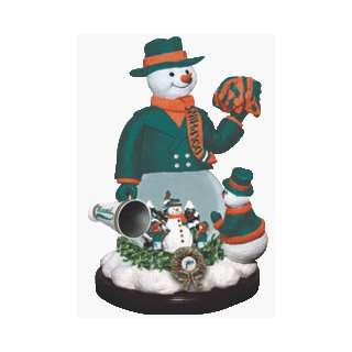  MIAMI DOLPHINS Limited Edition Memory Company Snowman 