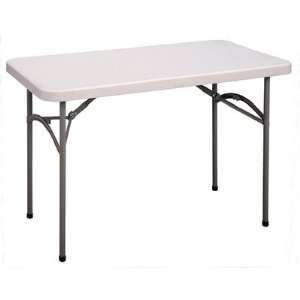   CP2448 33 4 Economy Plastic Rectangular Folding Table