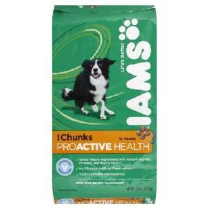  Iams Proactive Healthy Dog Food, Premium, Chunks, 1 Years 
