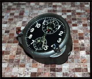   SOVIET RUSSIAN MILITARY AIRCRAFT CLOCK 5days USSR ARMY AChS  