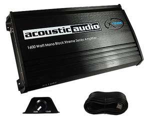 New Acoustic Audio XS1601 1600 Watt Mono Block 1 CH Car Amplifier 