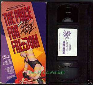 WCW THE GREAT AMERICAN BASH 1988 PRICE FOR FREEDOM VHS  