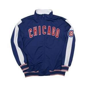  Chicago Cubs Track Jacket   Royal XX Large Sports 