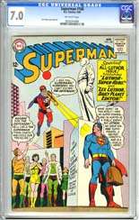 SUPERMAN #168 (1964) CGC FN/VF 7.0 OW Pgs CURT SWAN  