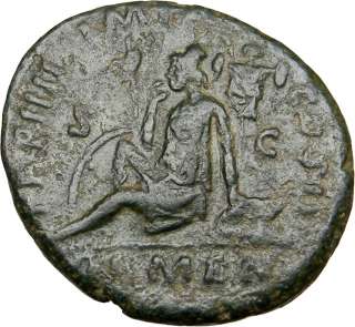 La victoria de LUCIUS VERUS sobre la moneda romana antigua 163AD 