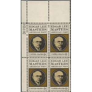 #1405   1970 6c Edgar Lee Masters U. S. Postage Stamp 