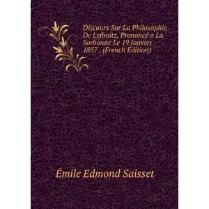   Le 19 Janvier 1857 . (French Edition) Ã?mile Edmond Saisset Books
