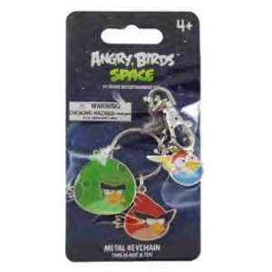  Angry Birds SPACEMetal Keychain #2 Monster Bird, Super Red Bird 