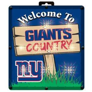  NFL New York Giants Window Sign