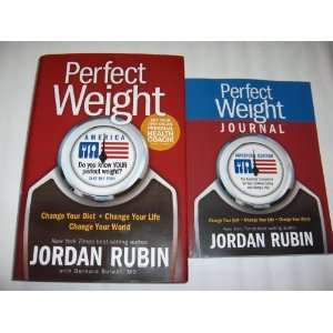  Perfect Weight America 2 Book Set by Jordan Rubin Journal 