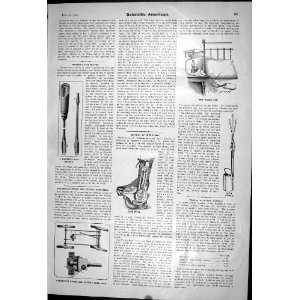  1903 Scientific American Inventions Axle Gear Foot Cycle 