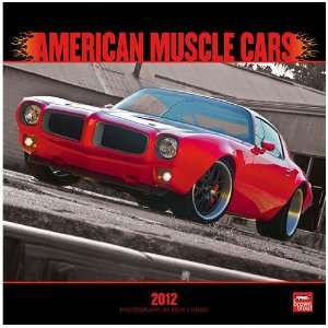  American Muscle Cars 2012 Wall Calendar 12 X 12 Office 