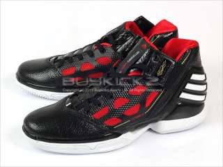 Adidas Adizero Rose 2 Black/Red/White Basketball 2011 Mens Derrick 
