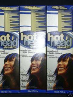 hot head streak n electric blue wash out hair color $ 150 value you 