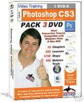 Adobe PHOTOSHOP CS3 EXTENDED   VIDEO TRAINING  3 DVD  