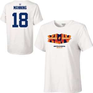 Reebok Indianapolis Colts Peyton Manning Super Bowl Xliv Womens Name 