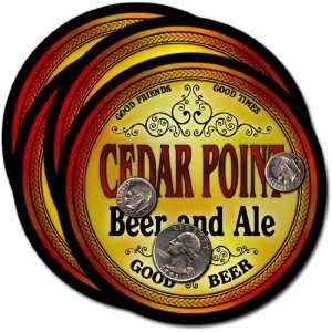 Cedar Point , CO Beer & Ale Coasters   4pk