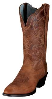 Ariat Western Boots Womens Cowboy Heritage R Toe Russet Rebel 10001015 