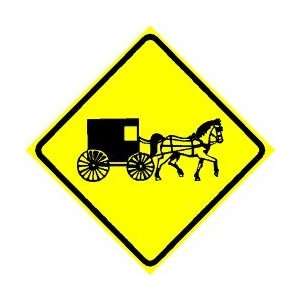  AMISH CROSSING horse buggy religious NEW sign