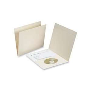   CD storage. Folder provides ample space for many documents. Office