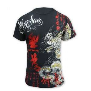  UFC 113 Silver Star Machida Walkout T Shirt   Black 