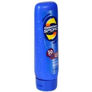 Coppertone Sport Sunscreen Lotion, SPF 50, Ultra Sweat proof, 4 ounces 