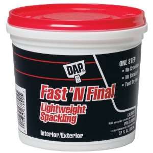Pack Dap 12142 Fast n Final Interior/Exterior Lightweight Spackling 