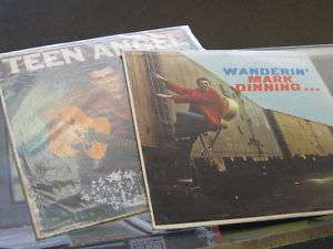 MARK DINNING 2 LP vinyl LOT Wanderin & Teen Angel 098787033021  