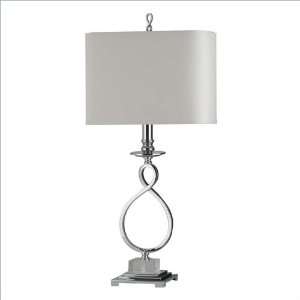   Complements Brushed Steel Ampersand Table Lamp